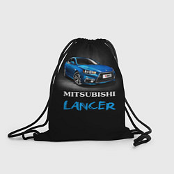 Рюкзак-мешок Mitsubishi Lancer, цвет: 3D-принт