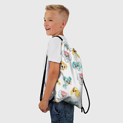 Рюкзак-мешок Собачки, цвет: 3D-принт — фото 2