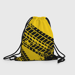 Рюкзак-мешок Следы покрышек, цвет: 3D-принт