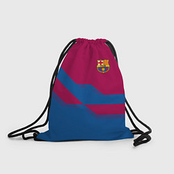 Рюкзак-мешок Barcelona FC: Blue style, цвет: 3D-принт