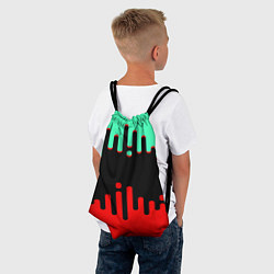Рюкзак-мешок Городской триколор, цвет: 3D-принт — фото 2