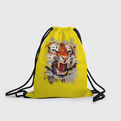 Рюкзак-мешок Tiger Art, цвет: 3D-принт