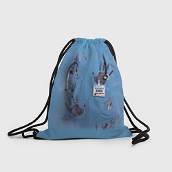 Рюкзак-мешок Костюм врача кровь, цвет: 3D-принт
