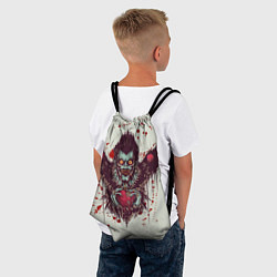 Рюкзак-мешок Демон с сердцем, цвет: 3D-принт — фото 2