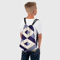 Рюкзак-мешок Геометрия линий, цвет: 3D-принт — фото 2
