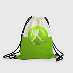 Рюкзак-мешок Символ теннисиста, цвет: 3D-принт