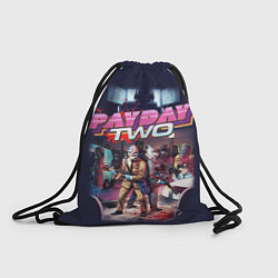 Рюкзак-мешок Payday Two, цвет: 3D-принт