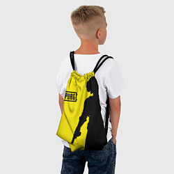 Рюкзак-мешок PUBG: Yellow Shadow, цвет: 3D-принт — фото 2