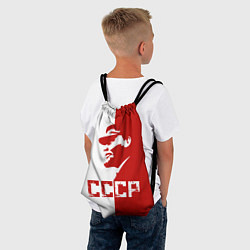 Рюкзак-мешок Ленин СССР, цвет: 3D-принт — фото 2