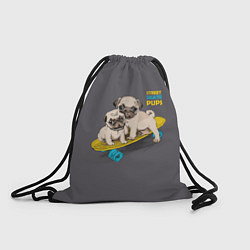 Рюкзак-мешок Street Skate Pups, цвет: 3D-принт