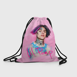 Рюкзак-мешок Lil Peep: Pink Style, цвет: 3D-принт