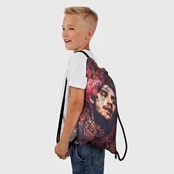 Рюкзак-мешок Lil Peep: Cry baby, цвет: 3D-принт — фото 2