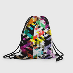 Рюкзак-мешок Геометрия в красках, цвет: 3D-принт