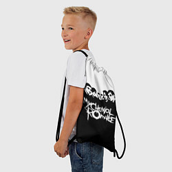 Рюкзак-мешок My Chemical Romance B&W, цвет: 3D-принт — фото 2