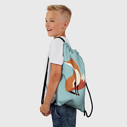 Рюкзак-мешок Minimal Fox, цвет: 3D-принт — фото 2