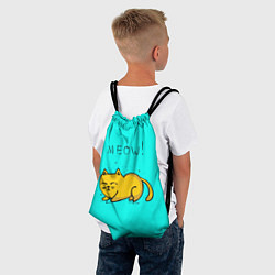 Рюкзак-мешок Meow-meow, цвет: 3D-принт — фото 2