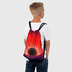 Рюкзак-мешок Неоновая сфера, цвет: 3D-принт — фото 2