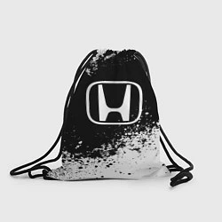 Рюкзак-мешок Honda: Black Spray, цвет: 3D-принт