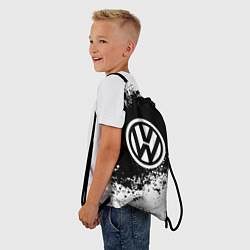 Рюкзак-мешок Volkswagen: Black Spray, цвет: 3D-принт — фото 2