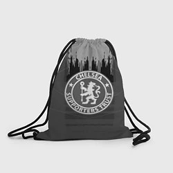 Рюкзак-мешок FC Chelsea: Grey Abstract, цвет: 3D-принт