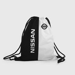 Рюкзак-мешок Nissan B&W, цвет: 3D-принт