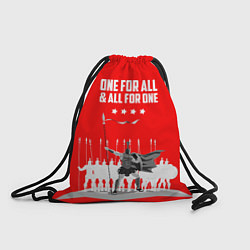 Рюкзак-мешок One for all & all for one, цвет: 3D-принт