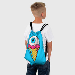 Рюкзак-мешок Мороженое с глазом, цвет: 3D-принт — фото 2
