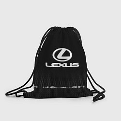 Рюкзак-мешок Lexus: Black Abstract, цвет: 3D-принт