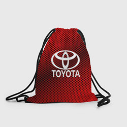 Рюкзак-мешок Toyota: Red Carbon, цвет: 3D-принт