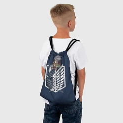 Рюкзак-мешок Микаса Аккерман чибик, цвет: 3D-принт — фото 2