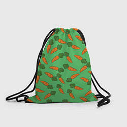 Рюкзак-мешок Любитель морковки, цвет: 3D-принт