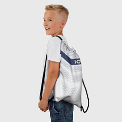 Рюкзак-мешок N7: White Armor, цвет: 3D-принт — фото 2