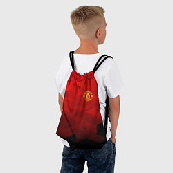 Рюкзак-мешок FC Man UTD: Red Poly, цвет: 3D-принт — фото 2