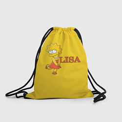 Рюкзак-мешок Lisa Simpson, цвет: 3D-принт