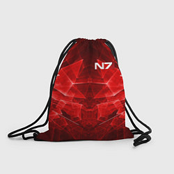 Рюкзак-мешок Mass Effect: Red Armor N7, цвет: 3D-принт