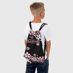 Рюкзак-мешок Black Pink: Pink Sakura, цвет: 3D-принт — фото 2