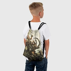 Рюкзак-мешок Ярость хищника, цвет: 3D-принт — фото 2