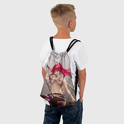 Рюкзак-мешок Fairy Tail Red Erza Scarlet, цвет: 3D-принт — фото 2