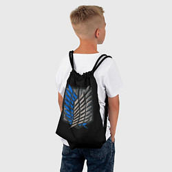 Рюкзак-мешок Стальные крылья, цвет: 3D-принт — фото 2