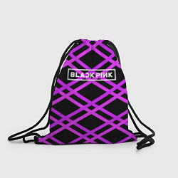 Рюкзак-мешок Black Pink: Neon Lines, цвет: 3D-принт