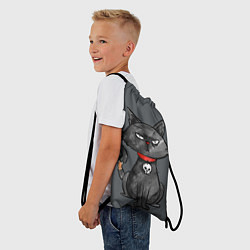 Рюкзак-мешок Кот бедолага, цвет: 3D-принт — фото 2
