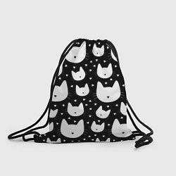 Рюкзак-мешок Love Cats Pattern, цвет: 3D-принт