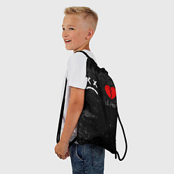 Рюкзак-мешок Lil Peep: RIP, цвет: 3D-принт — фото 2