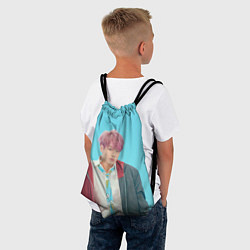 Рюкзак-мешок BTS Jungkook, цвет: 3D-принт — фото 2
