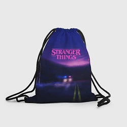Рюкзак-мешок Stranger Things: Neon Road, цвет: 3D-принт