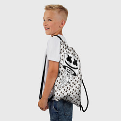 Рюкзак-мешок Marshmello King, цвет: 3D-принт — фото 2