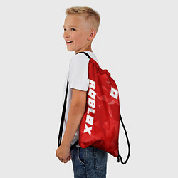 Рюкзак-мешок ROBLOX: Red Style, цвет: 3D-принт — фото 2