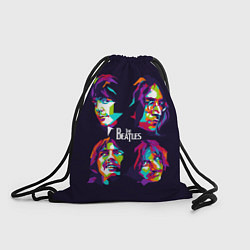Рюкзак-мешок The Beatles: Art Faces, цвет: 3D-принт