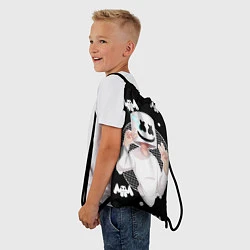 Рюкзак-мешок Marshmello: Black Gang, цвет: 3D-принт — фото 2