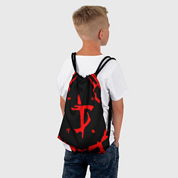 Рюкзак-мешок DOOM: Red Slayer, цвет: 3D-принт — фото 2